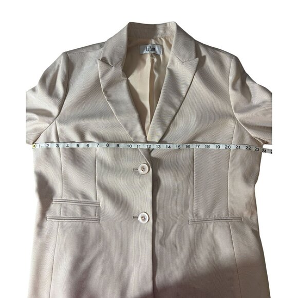 Le Suit Women’s 2-Piece Suit Set Sz 18 | Blazer & Pants Pastel Blush | MSRP $200 - Picture 7 of 15